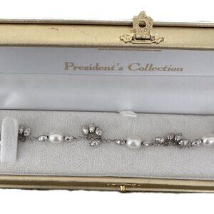 Pearl & Gold Bracelet - 14kt WG